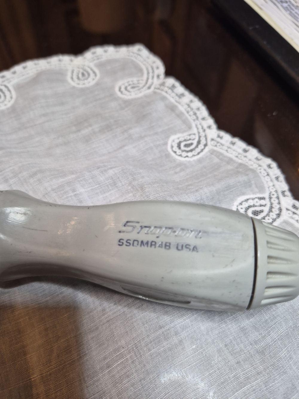 Snap-on Gray Ratcheting  Screwdriver Handle SSDMR4B USA